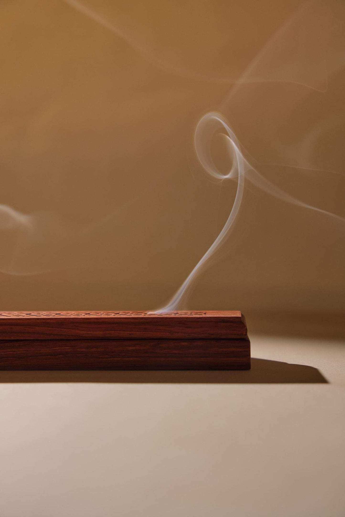 Handmade Wooden Incense Holder Box | Meditation Gift & Ash Tray | 2-in-1 Incense Burner | Natural Wood