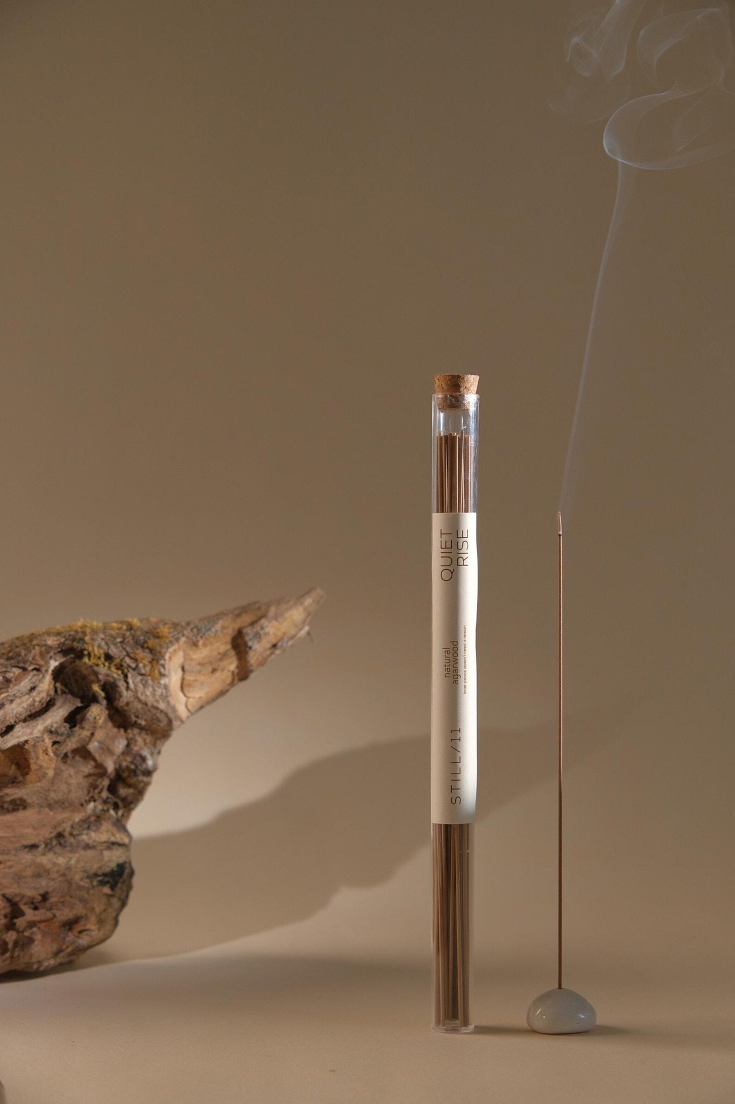 Organic Agarwood Incense Long Set | Day & Night Duo | Quiet Rise + Warm Dusk Long Sticks | Deep Focus & Relaxation