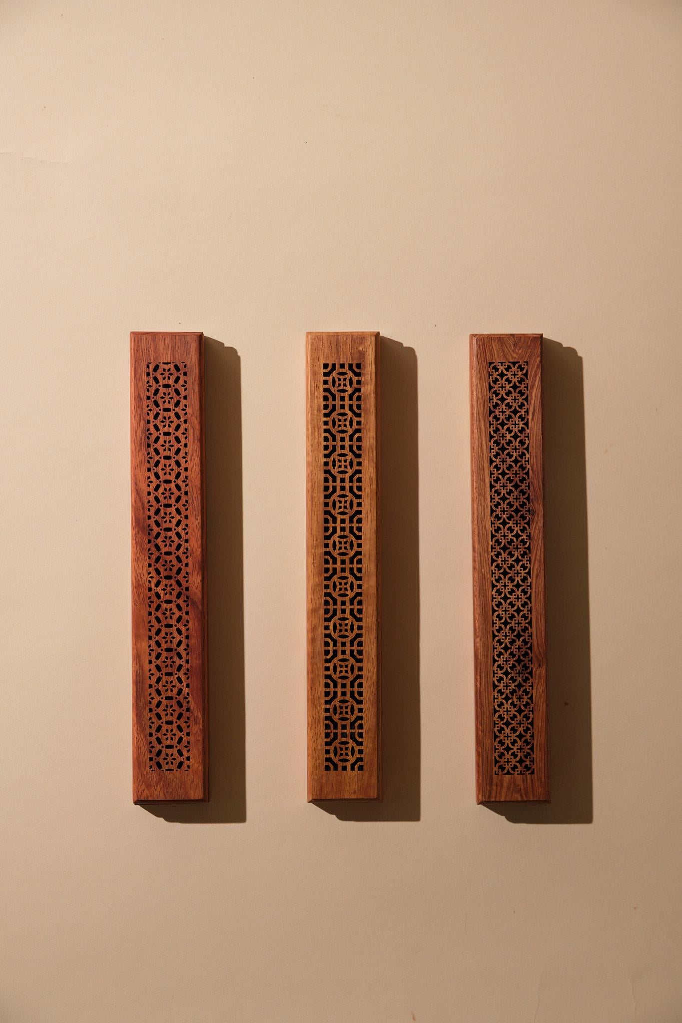 Handmade Wooden Incense Holder Set: Meditation Gift, Ash Tray