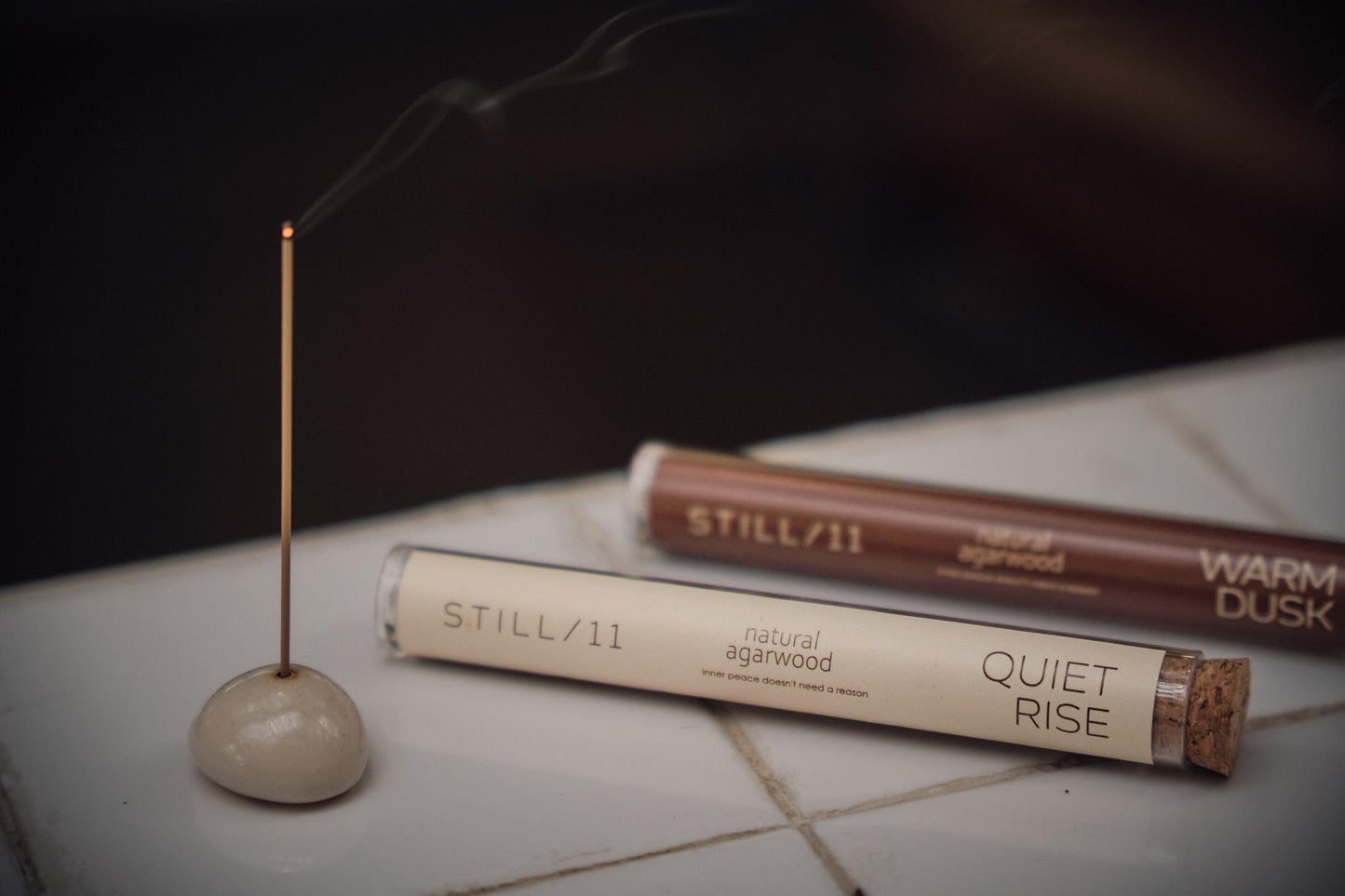 Set Organic Agarwood Incense Sticks  Day and Night Duo for Focus & Sleep