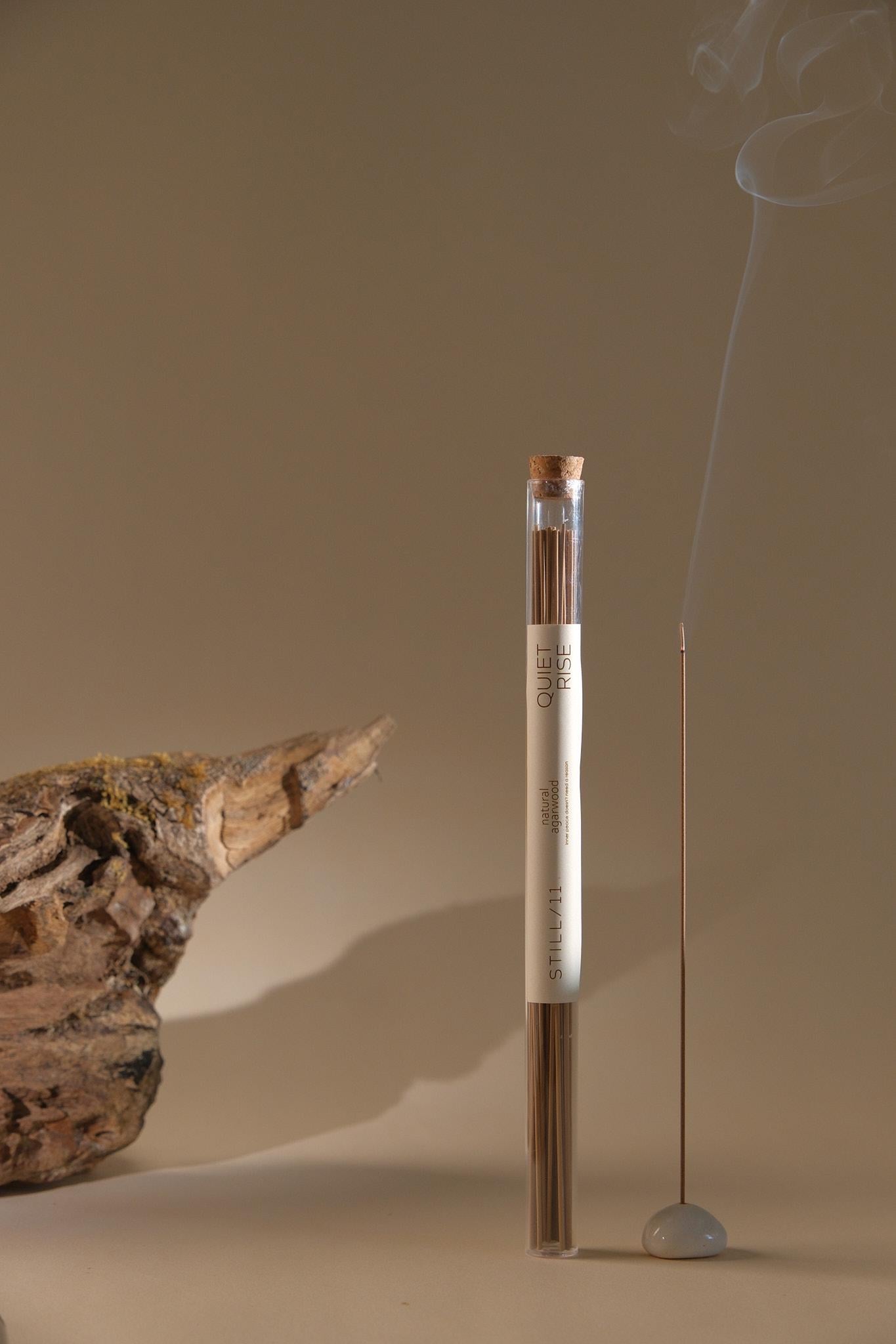 Agarwood Incense Sticks Set  Quiet Rise + Warm Dusk