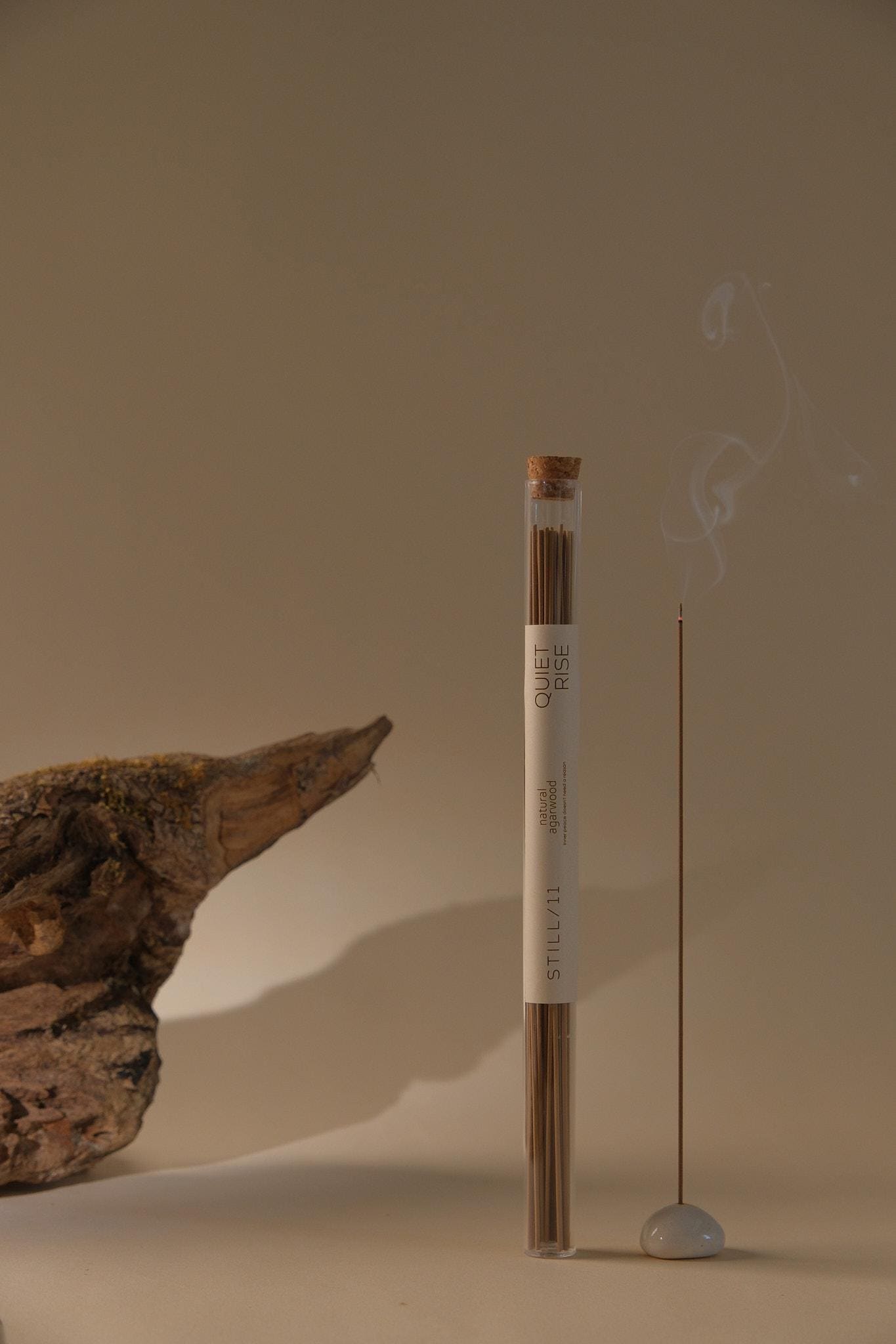 Set Agarwood Incense Stick Duo, Natural Aromatherapy, Quiet Rise & Warm Dusk